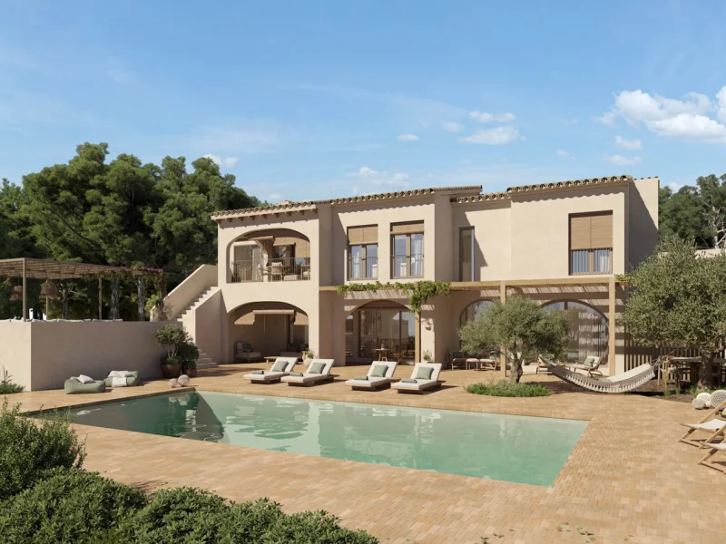 Mediterranean villa project in Benissa, La Fustera with sea views