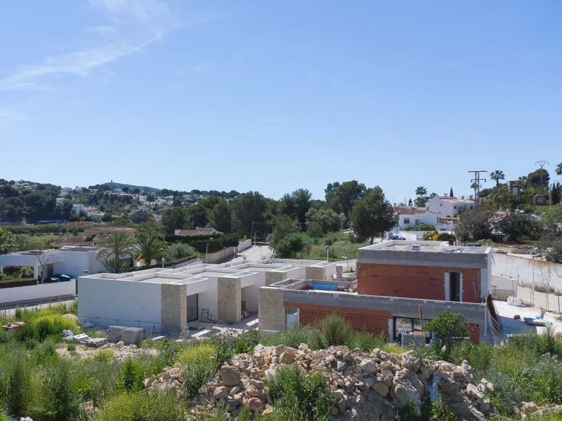 Modern luxury villa in Moraira with infinity pool and sea views