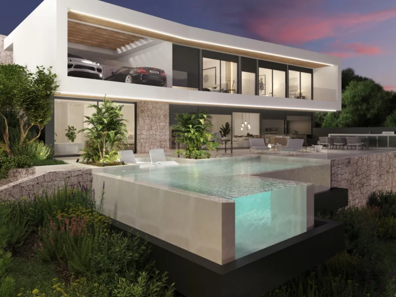 Modern villa with sea views in Benitachell, Cumbre del Sol