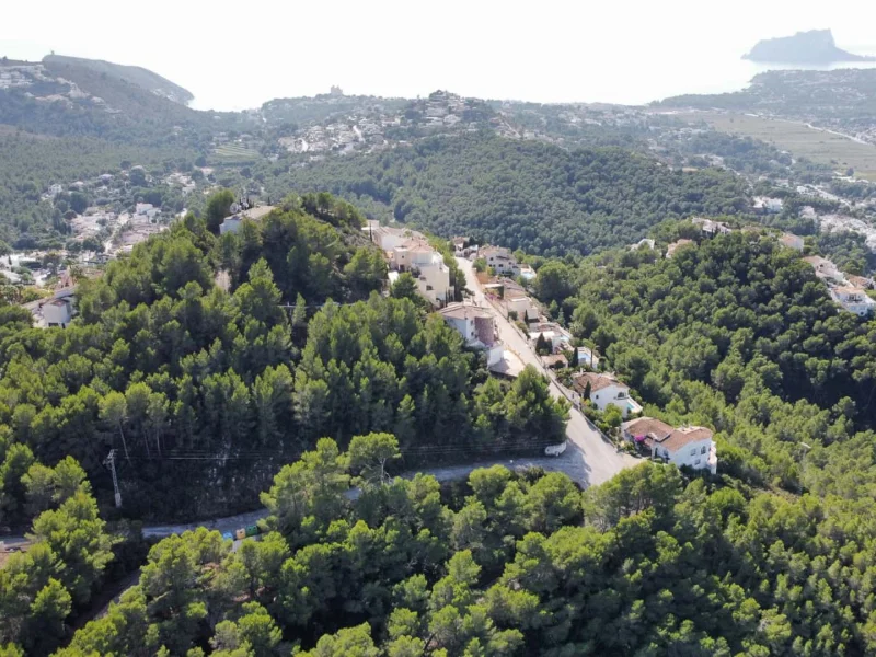 Exclusive plot in Paichi, Moraira with panoramic views