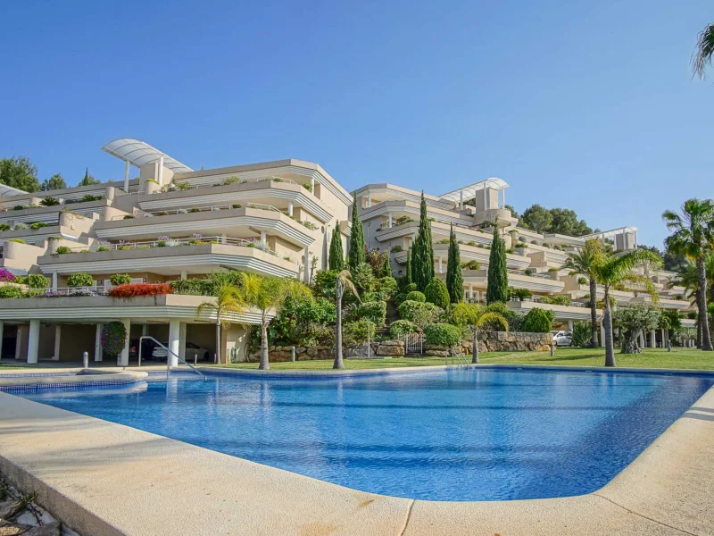 Apartment in Pedreguer, La Sella with panoramic sea views