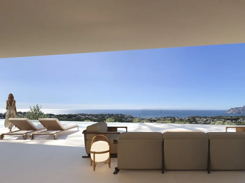 Benissa Villa with Sea Views in Montemar