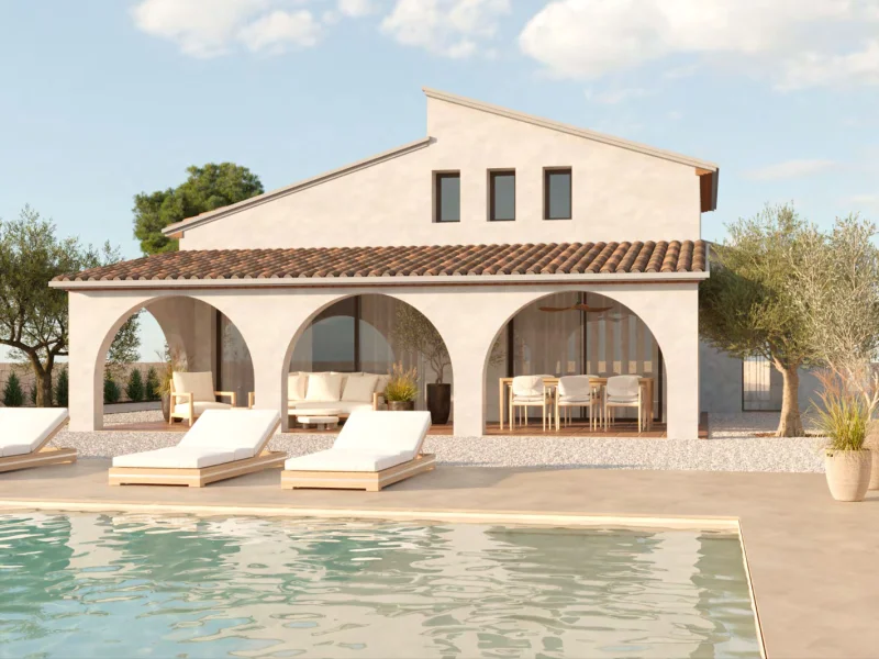New build villa for sale in Moraira with private pool and modern design