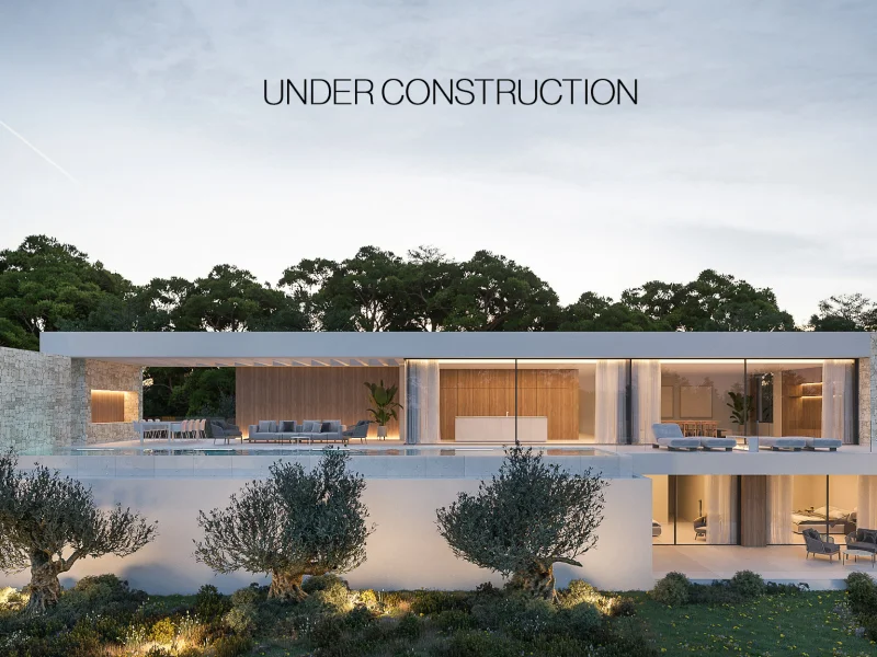 Luxury villa for sale in Moraira with pool and sea views