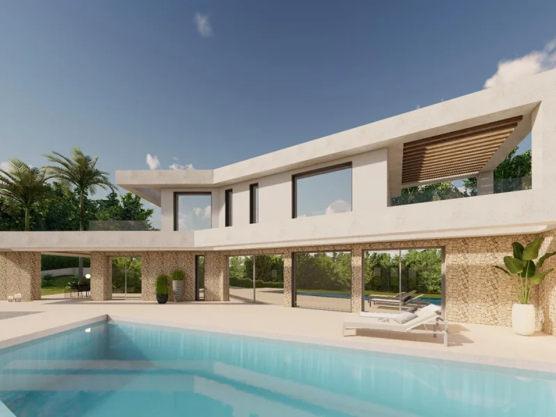 Modern new build villa in Jávea with infinity pool