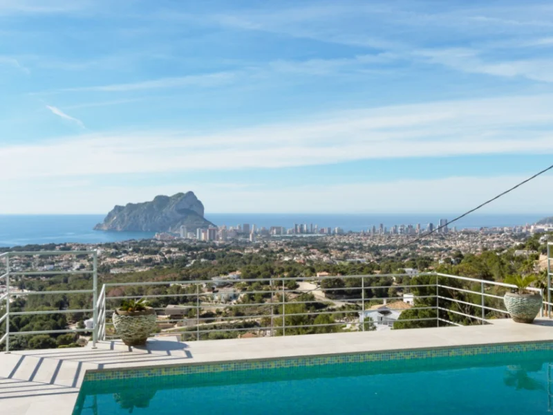Chalet in Benissa with panoramic sea views and pool