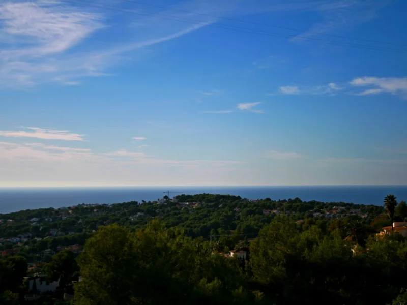 Plot in Moraira Benimeit with sea views