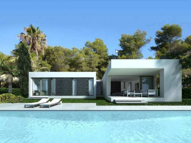 Modern new build villa in Pedreguer, Monte Solana with panoramic views