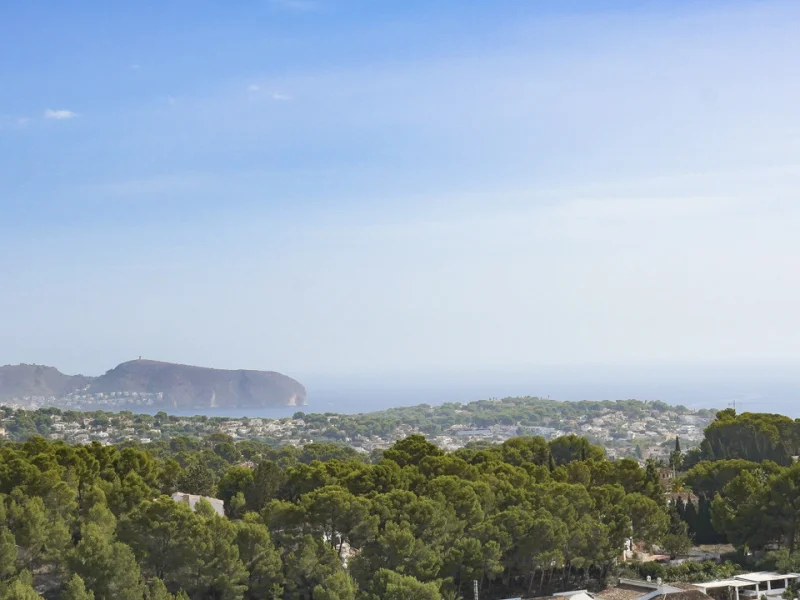 Large building plot in Benissa, La Fustera with sea views