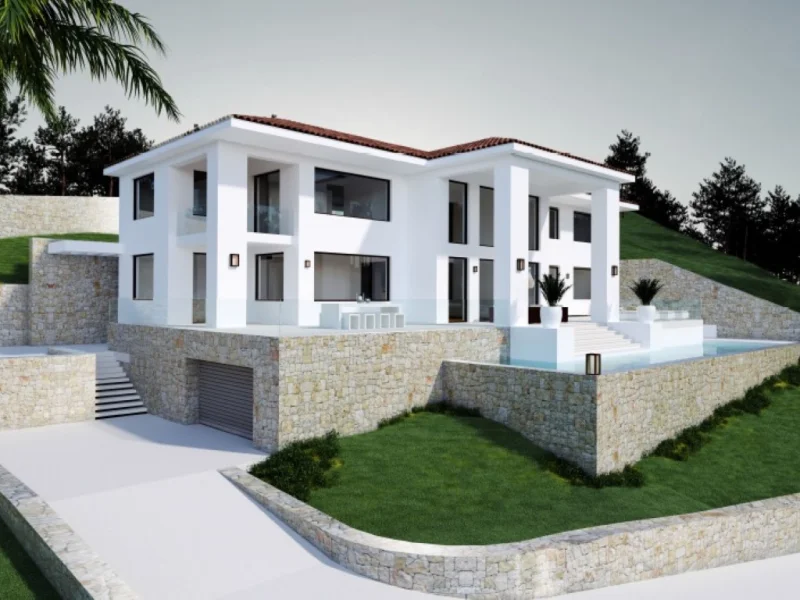 Spacious five-bedroom villa in Jávea with panoramic views