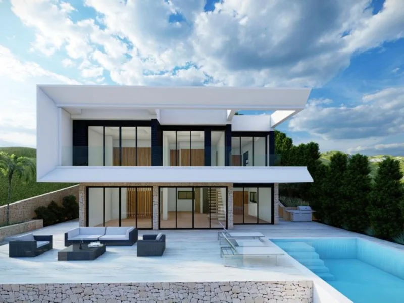 Modern villa project in Altea Hills, Altea with sea views