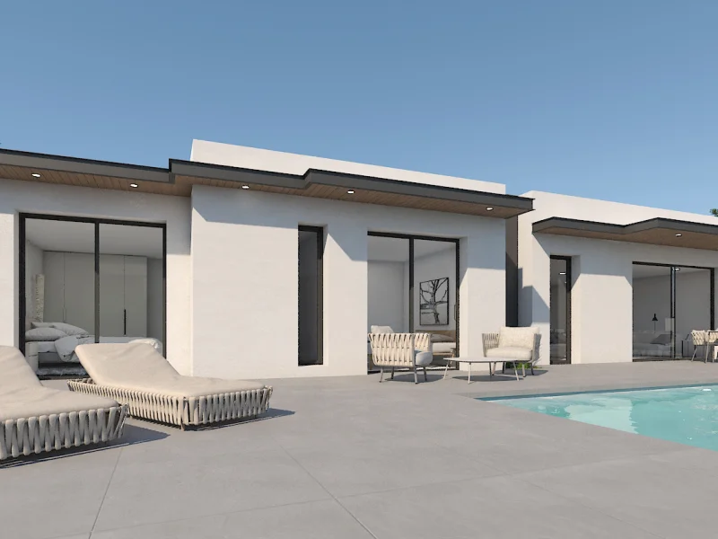 Modern new build villa in Pedreguer with panoramic views