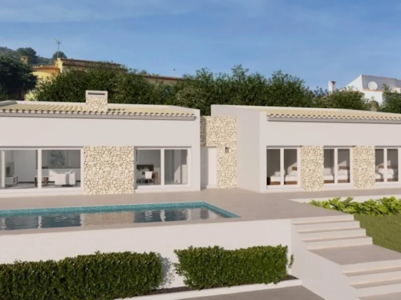 Modern new build villa in Alcalalí with private pool