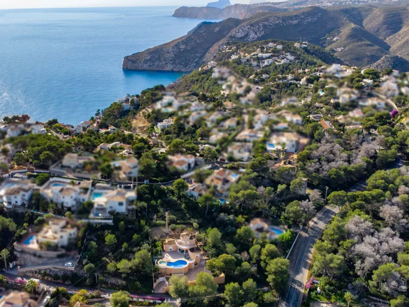 Villa with panoramic views in Balcón al Mar, Jávea