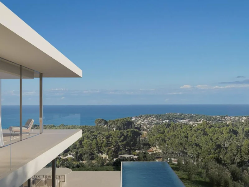 Modern villa with sea views in Benissa, La Fustera