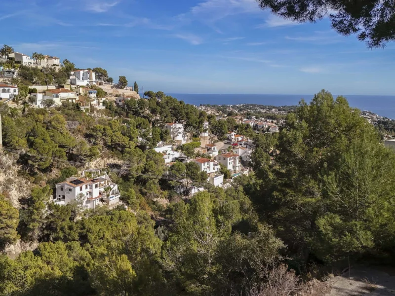 Rural plot in Benissa with sea views and nature surroundings
