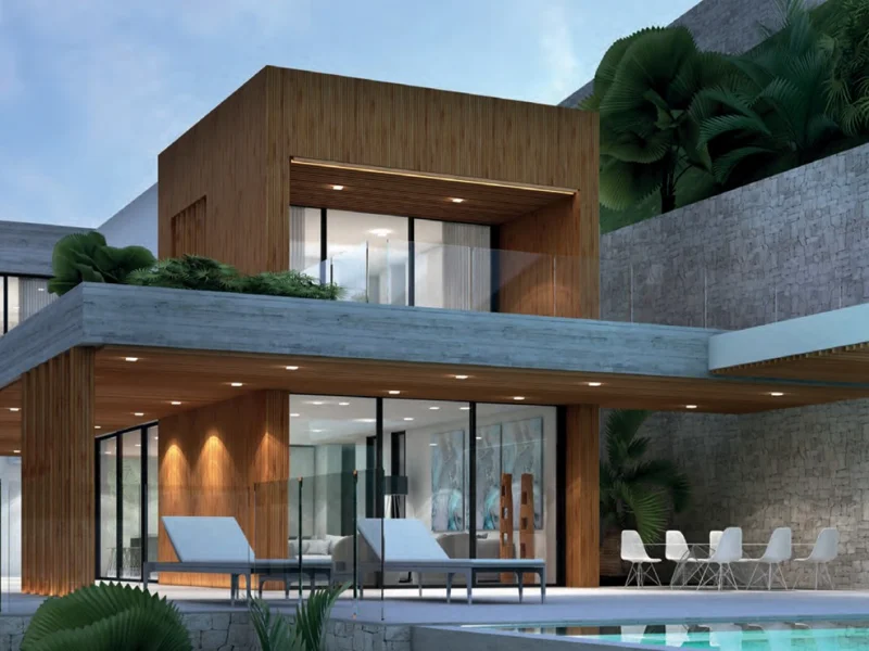 Modern villa in Racó de Galeno, Benissa with sea views