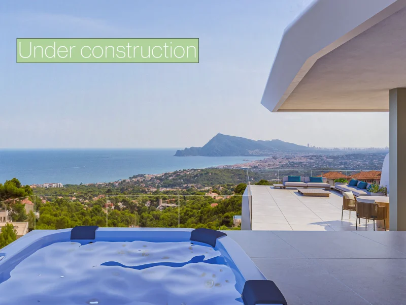 Modern luxury villa with sea views in Altea