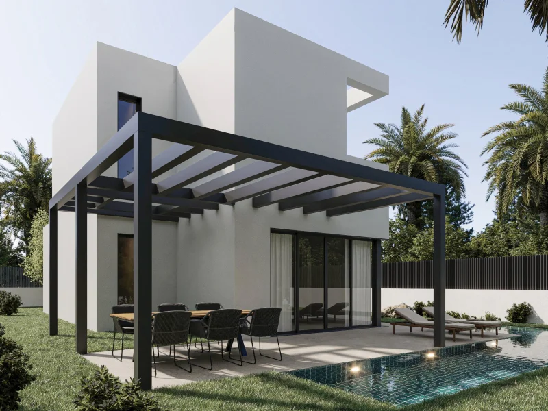 Modern energy-efficient villa in Alcalalí with valley views