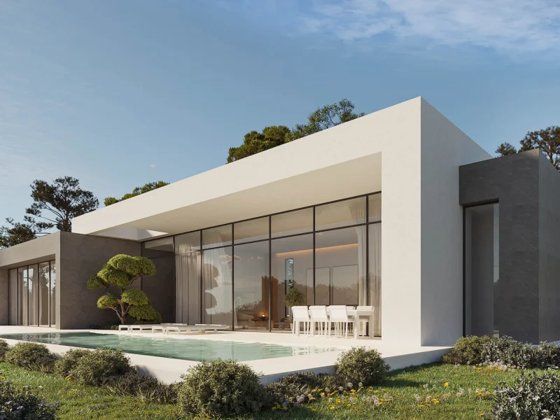 Modern new build villa by Pepe Giner in Calpe with private pool