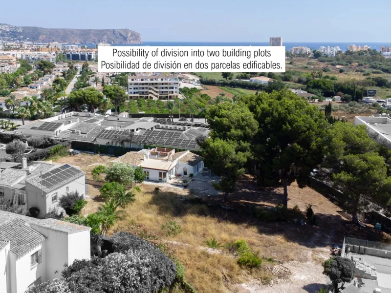 Investment plot in Jávea, Adsubia with development potential
