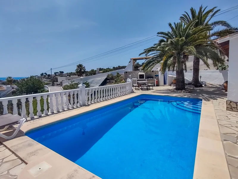 Charming villa in Benissa with private pool and sea views