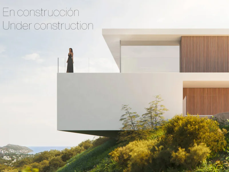 Exclusive designer villa in Moraira with panoramic sea views