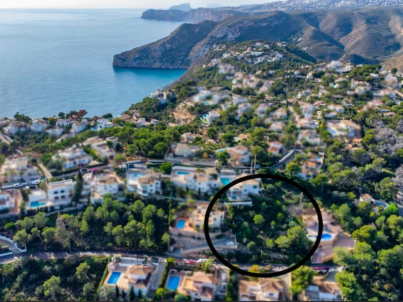 Building plot in Jávea, Granadella-Ambolo with sea views