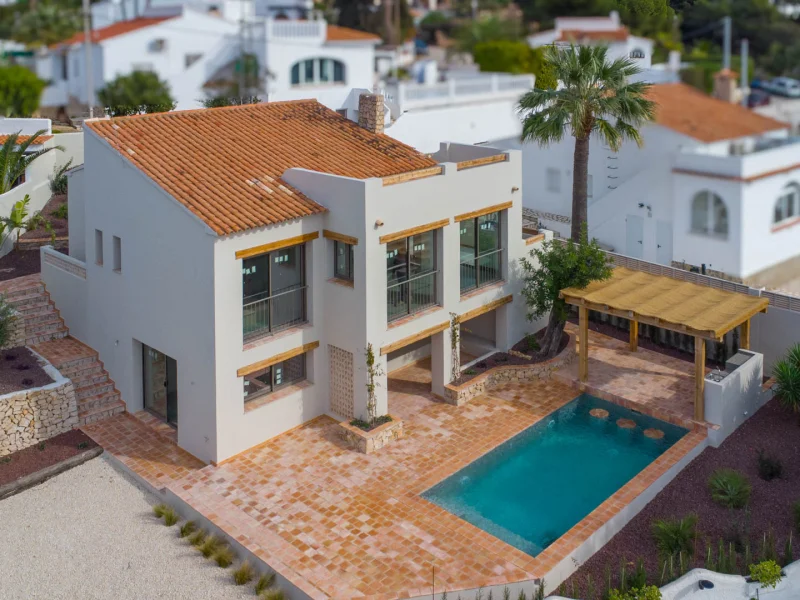 Mediterranean villa in Benissa, La Fustera with sea views