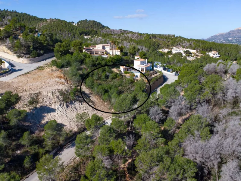 Building plot with sea views in Tosalet 5, Jávea