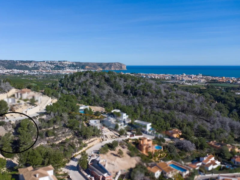 Building plot with sea views in Jávea, Tosalet 5