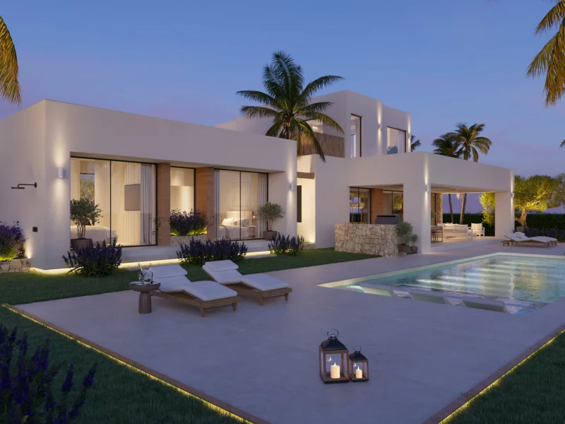 Jávea Villa: Luxurious Living with Panoramic Sea Views