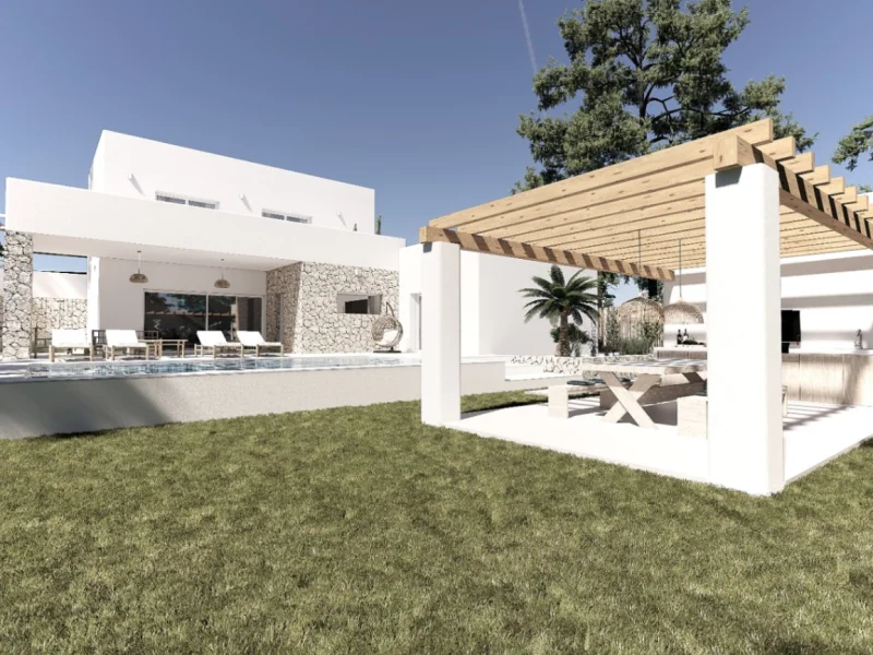 Modern Mediterranean villa in Moraira with private pool