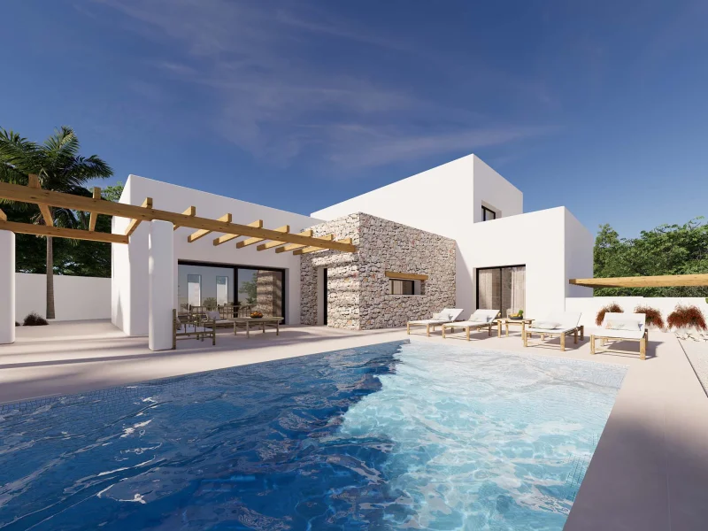 Modern villa with private pool in Moraira