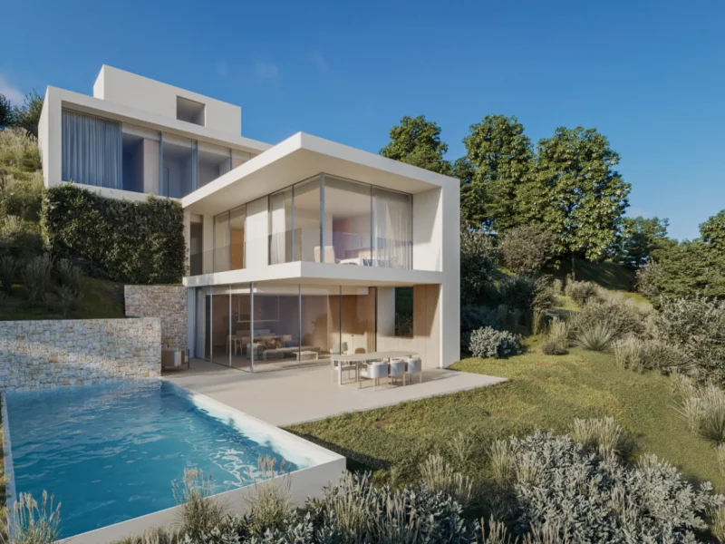 Modern luxury villa in Benissa, La Fustera with panoramic sea views