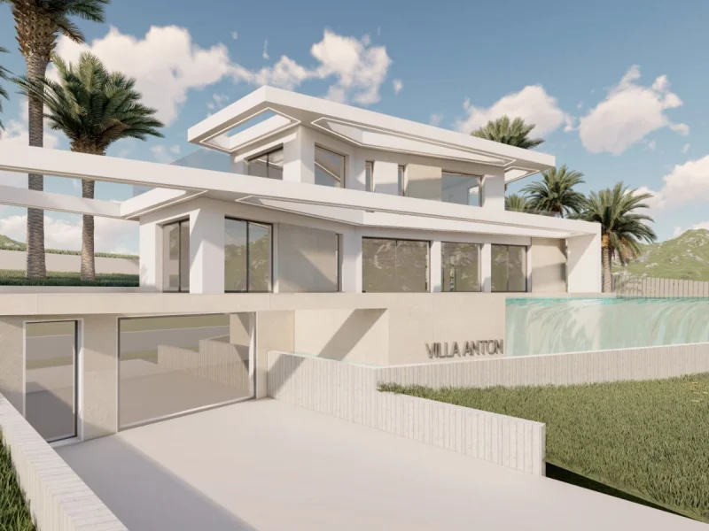 Villa with sea views for sale in Jávea