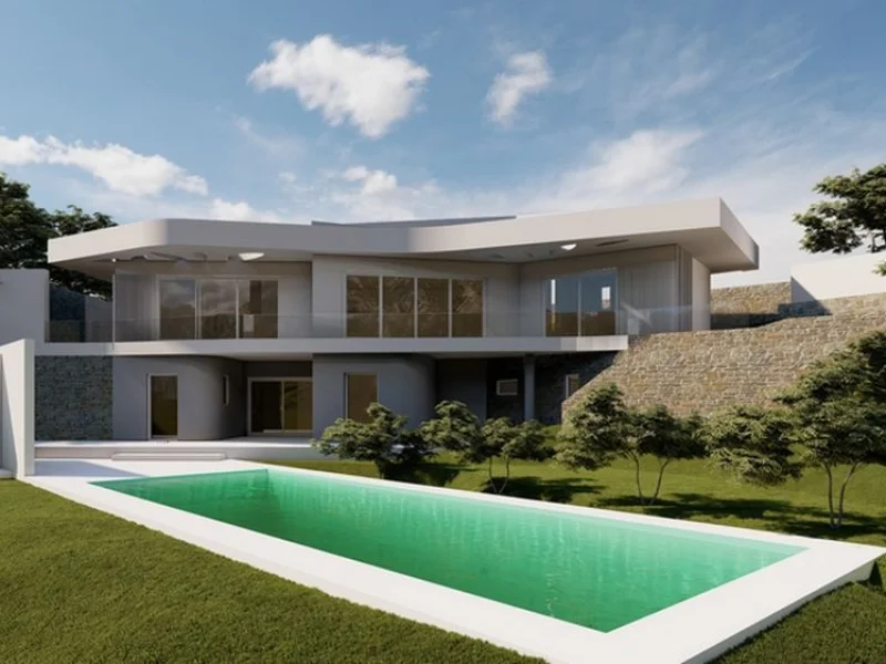 Modern villa in Jávea, Tosalet with panoramic sea views