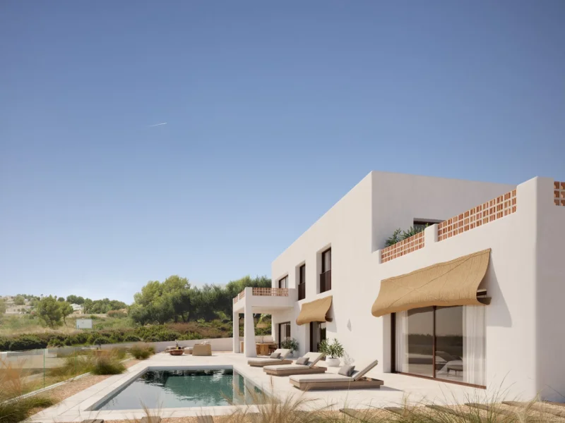 Modern villa in Moraira, Benimeit with private pool