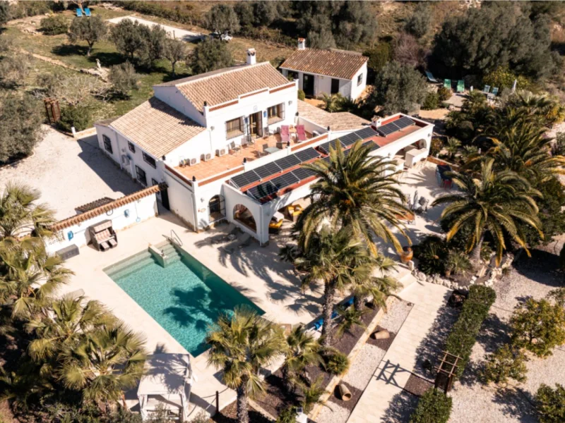 Renovated country house in Teulada with private pool and solar energy