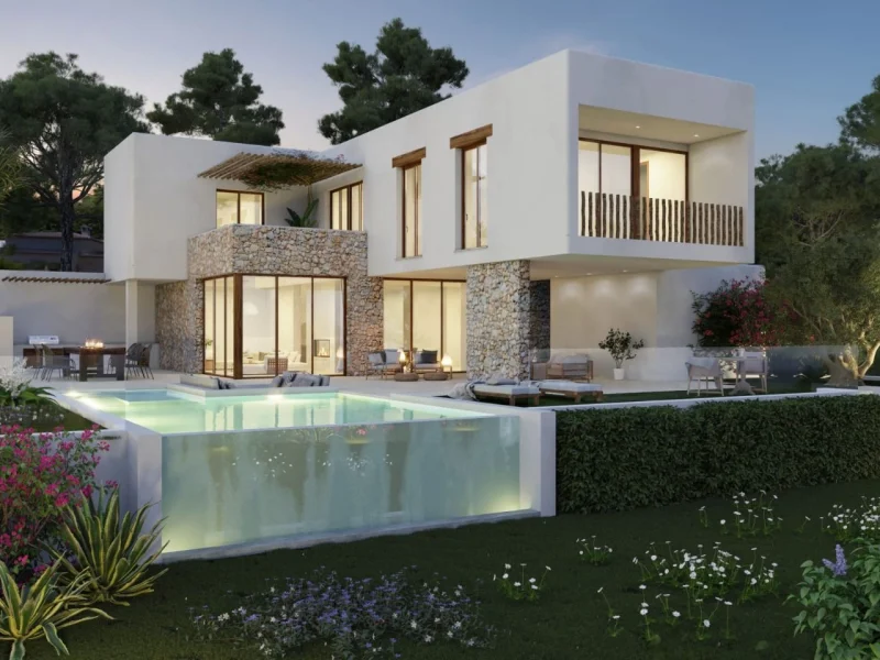 Ibizan villa in Las Laderas, Jávea with panoramic views