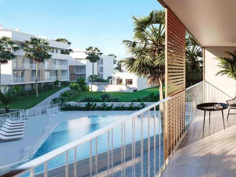 Modern three bedroom apartment with pool and gym in Jávea