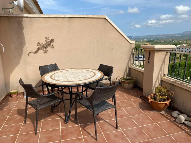 Duplex penthouse in Jávea, Jesús Pobre with mountain views