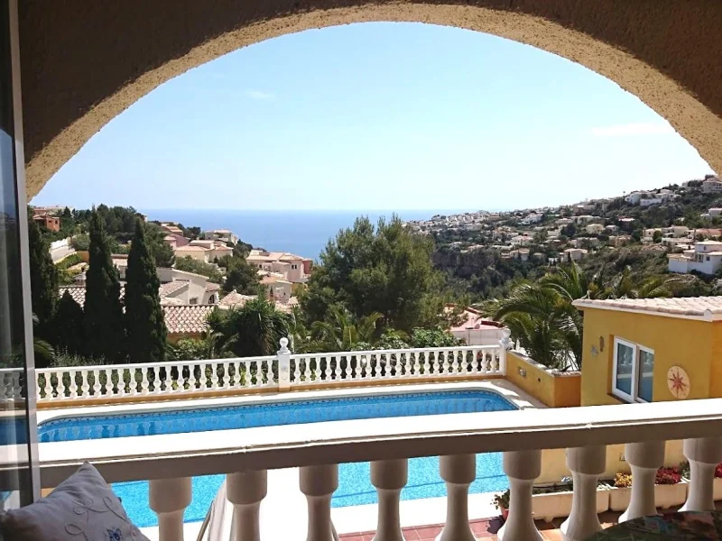 Unique five-bedroom villa in Benitachell, Cumbre del Sol with sea views