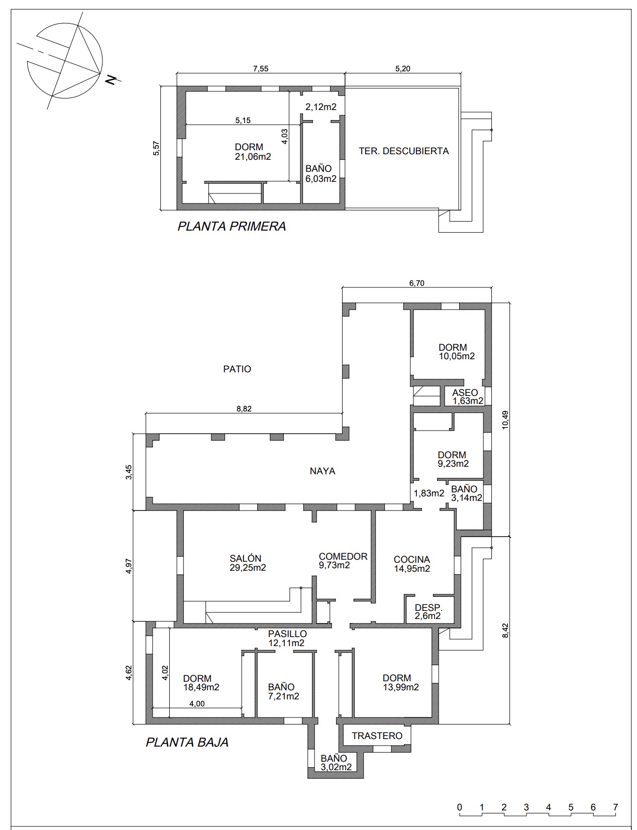 Detailed architectural plan of the villa, showcasing room layouts and dimensions.