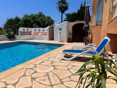 Private swimming pool and terrace
