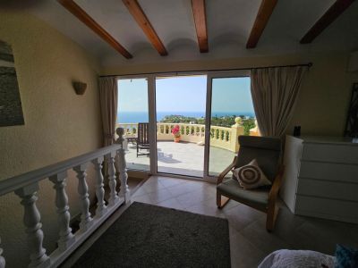 Living room with terrace access