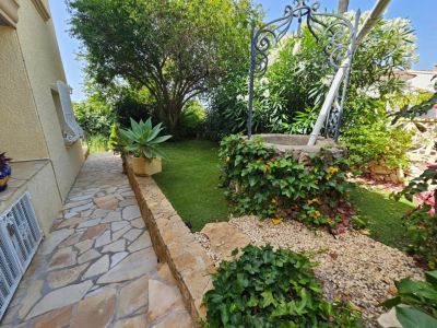 Garden and exterior pathway