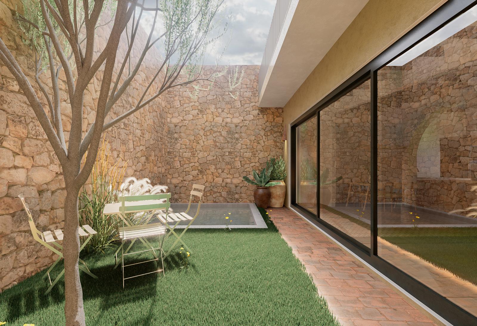 Inner courtyard