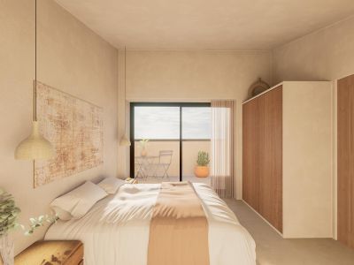 Bedroom with terrace access