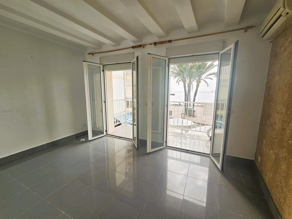 Living room with balcony access